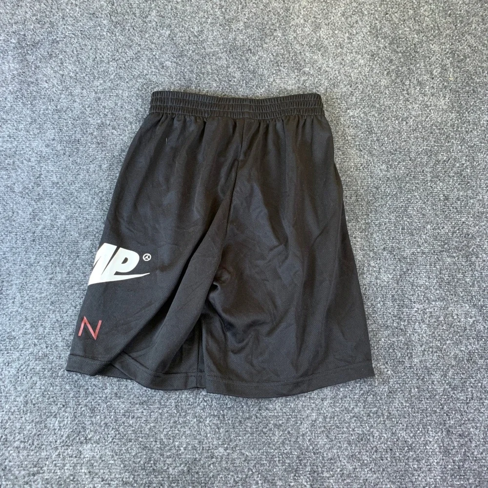 Jordan Basketball Shorts Boys Medium Black Mesh Jumpman Graphic 5247